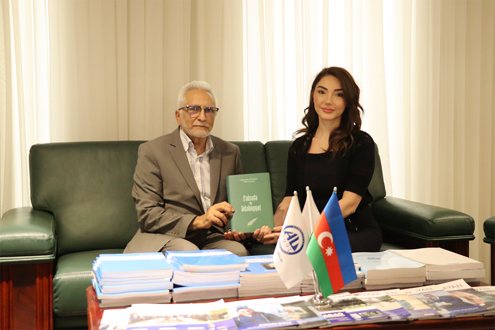 Rektor Səadət Əliyevanın professor Səlahəddin Xəlilov ilə görüşü olub