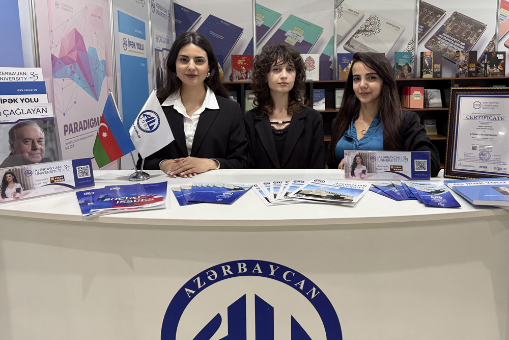 Azərbaycan Universiteti 12-ci Bakı Beynəlxalq Kitab Sərgisində təmsil olunur