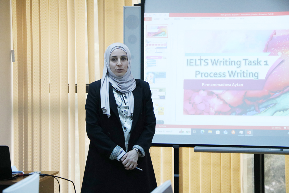 Xarici dillər kafedrası müəllimlər üçün akademik yazı təlimlərini davam etdirir
