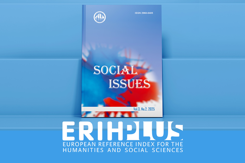 “Social Issues” elmi jurnalı ERIH PLUS bazasında indekslənir